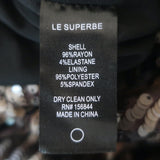 Le Superbe Take It Easy Sequin Wrap Skirt Brown Size 4