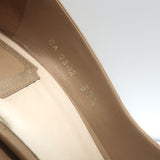 Christian Dior Miss Dior Pumps Beige Leather Size 37.5 Pointed Toe Heels