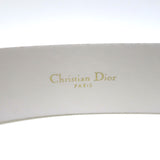 Christian Dior 30 Montaigne Belt White Leather Size 85