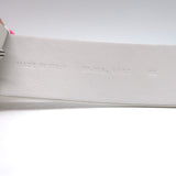Christian Dior 30 Montaigne Belt White Leather Size 85