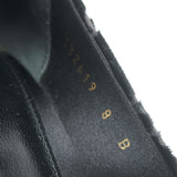 Gucci Tom Ford GG Velvet Bamboo Heel Pumps Black Size 8