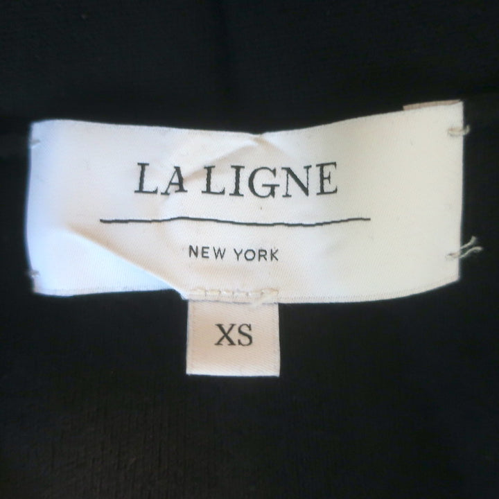 La Ligne Molly Shawl Collar Cardigan Black Cotton-Cashmere Size Extra Small