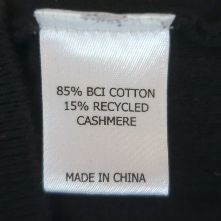 La Ligne Molly Shawl Collar Cardigan Black Cotton-Cashmere Size Extra Small