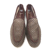 Forte Forte Strass Crystal-Embellished Mesh Loafers Brown Size 37 NEW