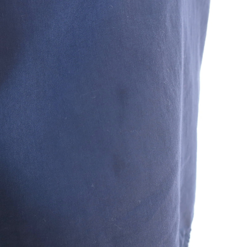 Xirena Collared Henley Top Navy Cotton Size Extra Small Long Sleeve Blouse