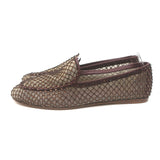 Forte Forte Strass Crystal-Embellished Mesh Loafers Brown Size 37 NEW
