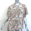 Zadig & Voltaire Tafi Blouse Cream/Multi Floral Print Size Extra Small NEW