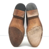 Authentic Chanel brown leather quilted cap-toe ankle boots with CC embroidery, pre-owned, EU 38 (US 7.5)