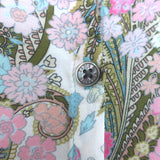 Zadig & Voltaire Tafi Blouse Cream/Multi Floral Print Size Extra Small NEW