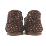 Forte Forte Strass Crystal-Embellished Mesh Loafers Brown Size 37 NEW