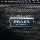 Prada Tessuto Nylon Asymmetric Crossbody Bag Black