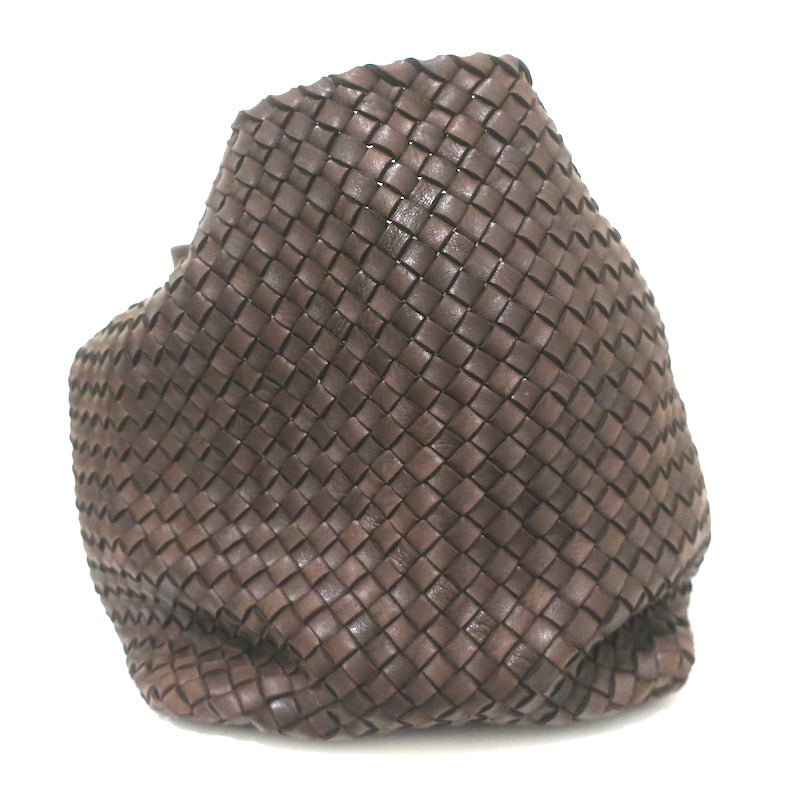 Bottega Veneta Cabat Medium Tote Dark Brown Intrecciato Leather