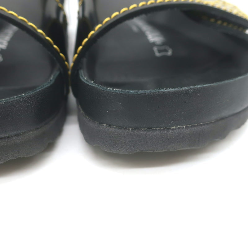 Birkenstock x Proenza Schouler Milano Sandals Black Polished Leather Size 38