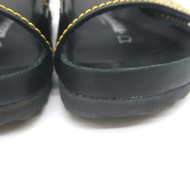 Birkenstock x Proenza Schouler Milano Sandals Black Polished Leather Size 38