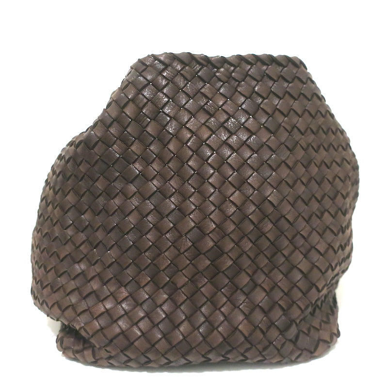 Bottega Veneta Cabat Medium Tote Dark Brown Intrecciato Leather