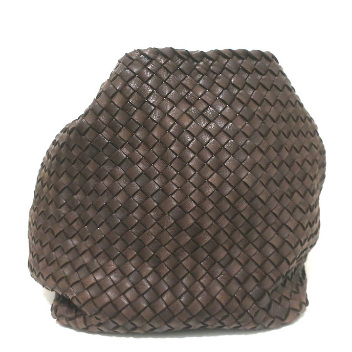 Bottega Veneta Cabat Medium Tote Dark Brown Intrecciato Leather