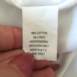 Alice + Olivia Leather-Trimmed Pinstripe Velvet Blazer Jacket Brown Size Medium