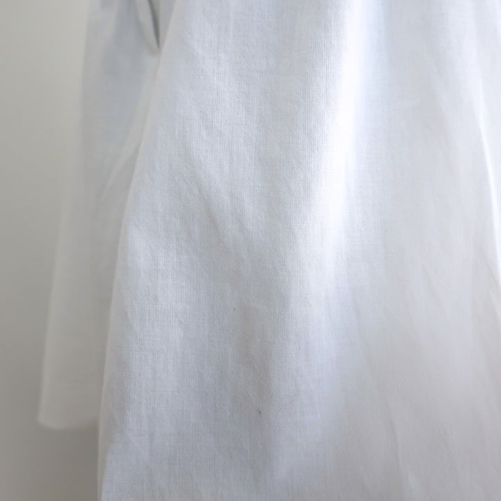 THE GREAT The Eyelet Button Sleep Top White Cotton Size 0