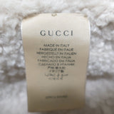 Gucci GG Curly Eco Fur Hat with Ear Flaps Cream Size Medium