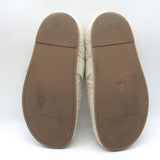 Fendi Feel Shearling Mules Cream Size 40