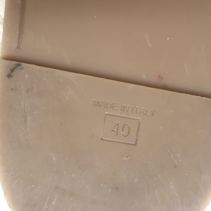 Fendi Feel Shearling Mules Cream Size 40