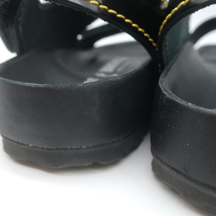 Birkenstock x Proenza Schouler Milano Sandals Black Polished Leather Size 38