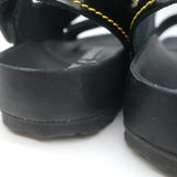 Birkenstock x Proenza Schouler Milano Sandals Black Polished Leather Size 38