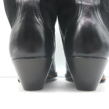 Isabel Marant Dandrea Western Boots Black Leather & Suede Size 39