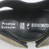 Birkenstock x Proenza Schouler Milano Sandals Black Polished Leather Size 38