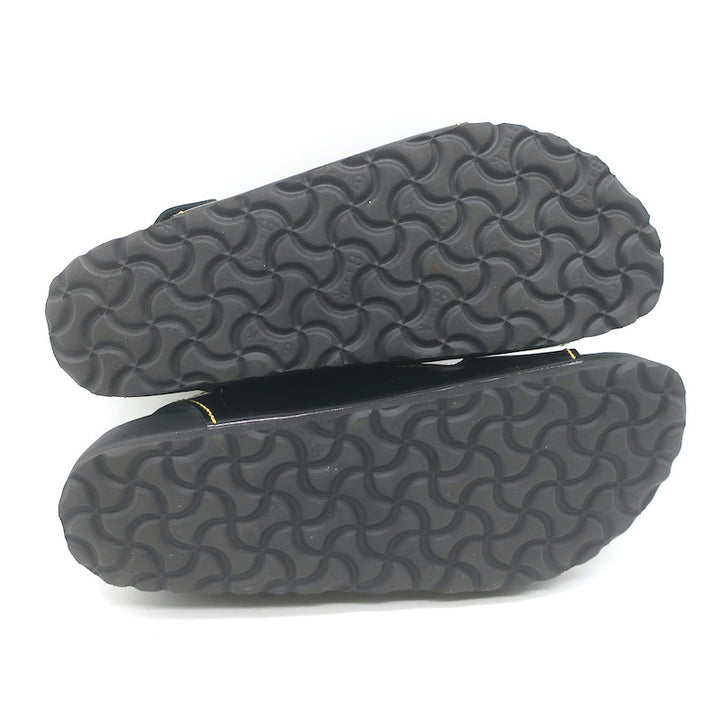 Birkenstock x Proenza Schouler Milano Sandals Black Polished Leather Size 38