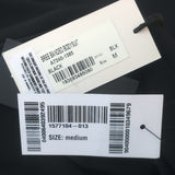 AGOLDE Bree Banded Thong Bodysuit Black Stretch Jersey Size Medium NEW