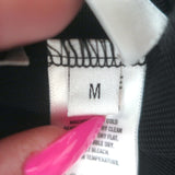 AGOLDE Bree Banded Thong Bodysuit Black Stretch Jersey Size Medium NEW