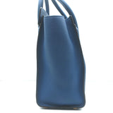 Celine Mini Luggage Tote Blue Drummed Leather