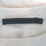 Jenni Kayne Everyday Slim Crewneck Sweater Oatmeal Wool-Blend Size Extra Small