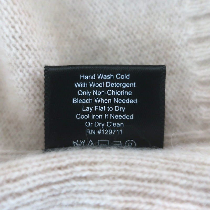 Jenni Kayne Everyday Slim Crewneck Sweater Oatmeal Wool-Blend Size Extra Small
