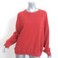 THE GREAT The Slouch Sweatshirt Heirloom Tomato Red Size 0