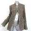 Zadig & Voltaire Very Daim Studded Suede Jacket Brown Size 42