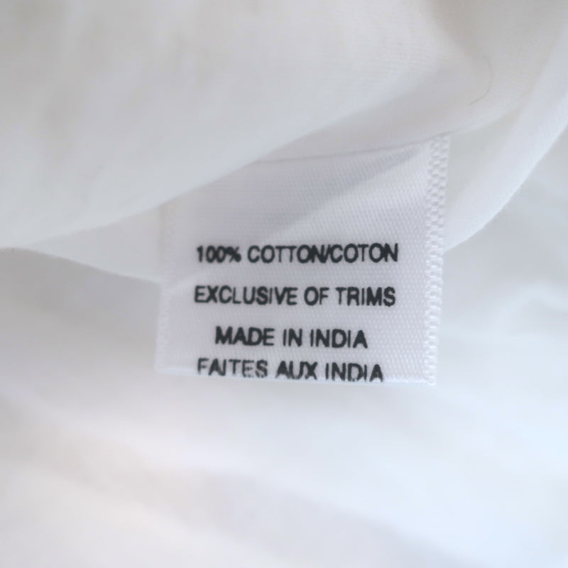 MISA Lex Broderie Anglaise Bell Sleeve Mini Dress White Cotton Size Extra Small