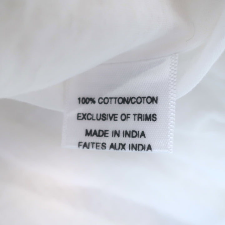 MISA Lex Broderie Anglaise Bell Sleeve Mini Dress White Cotton Size Extra Small