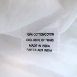 MISA Lex Broderie Anglaise Bell Sleeve Mini Dress White Cotton Size Extra Small