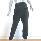 Veronica Beard Jogger Pants Black Crepe Size 10
