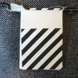 Off-White c/o Virgil Abloh Little Black Dress Black Stretch Knit Size Small