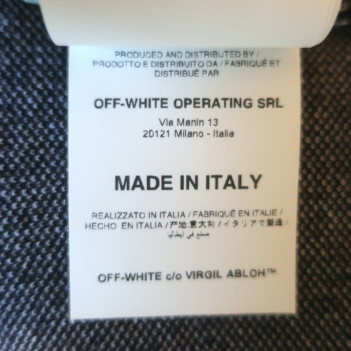 Off-White c/o Virgil Abloh Little Black Dress Black Stretch Knit Size Small