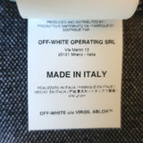 Off-White c/o Virgil Abloh Little Black Dress Black Stretch Knit Size Small