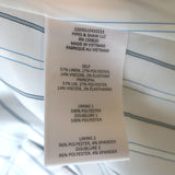 Veronica Beard Aaliyah Dickey light blue linen-blend one-button blazer, pre-owned luxury piece