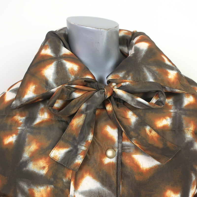 Ulla Johnson Puffer Jacket Arlo Olive Prism Tie Dye Size Small