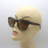 Oliver Peoples Alivia sunglasses, dark brown tortoise pattern, pre-owned luxury eyewear with authentic designer appeal