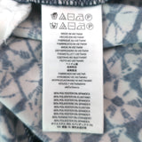 MICHAEL Michael Kors Chain-Neck Halter Top White/Navy Printed Jersey Size Small