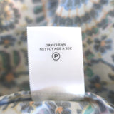 A.L.C. Rhodes Cutout Smocked Midi Dress White Printed Cotton Poplin Size 0