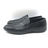 Prada Linea Rossa Penny Loafers Black Leather  Mens Size 8